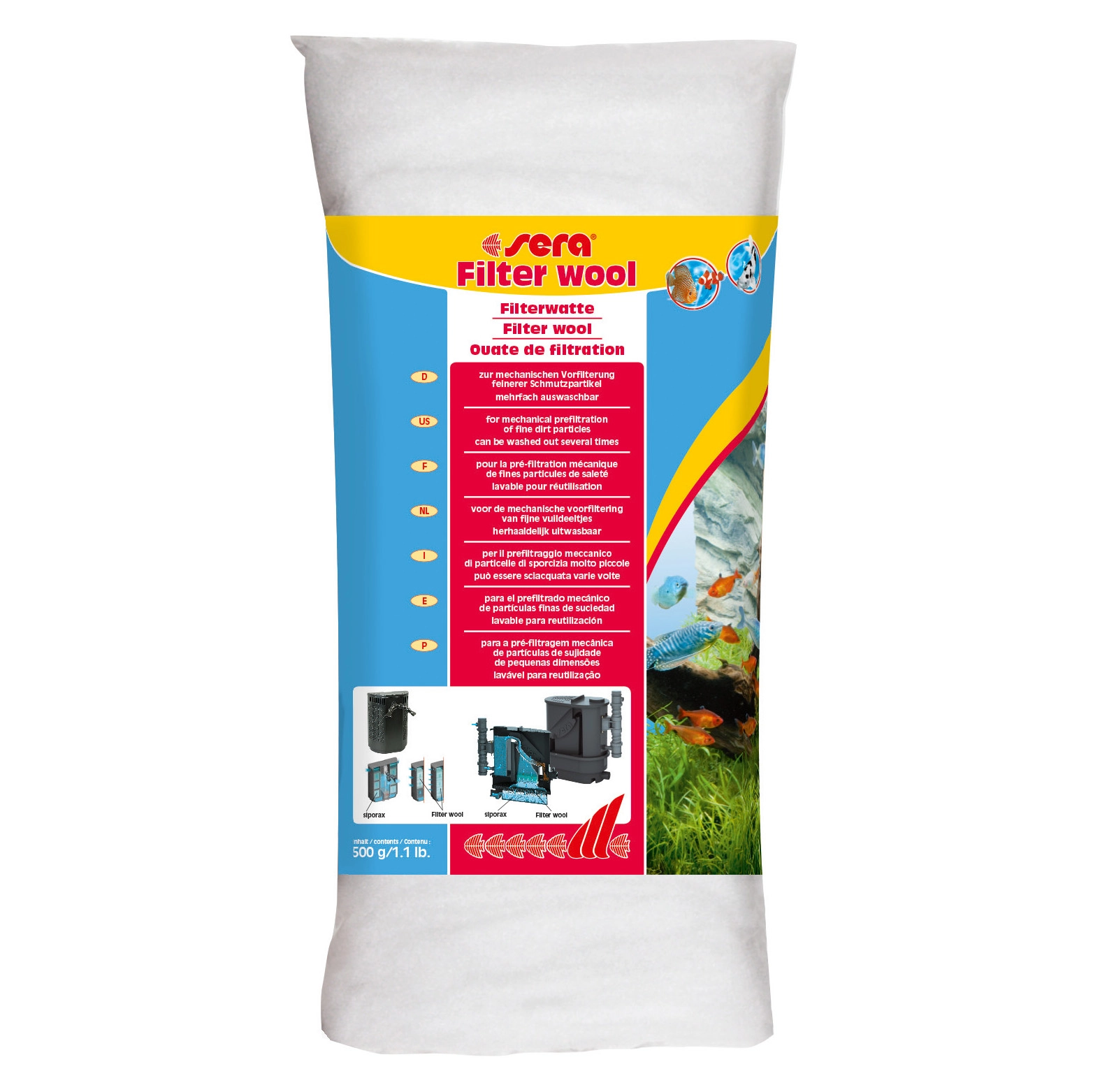 Sera filter wool