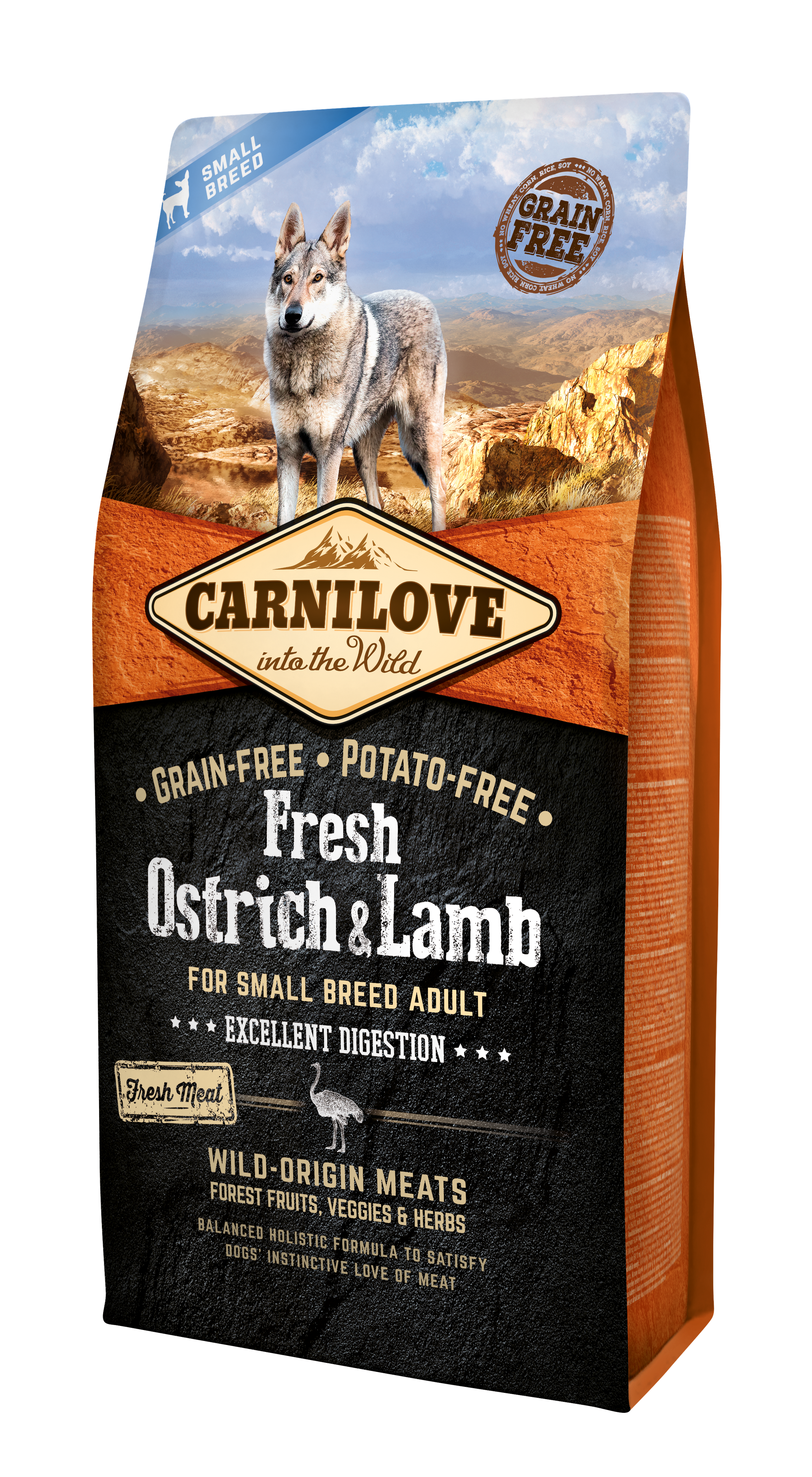 Fresh Ostrich & Lamb Adult Small Breed