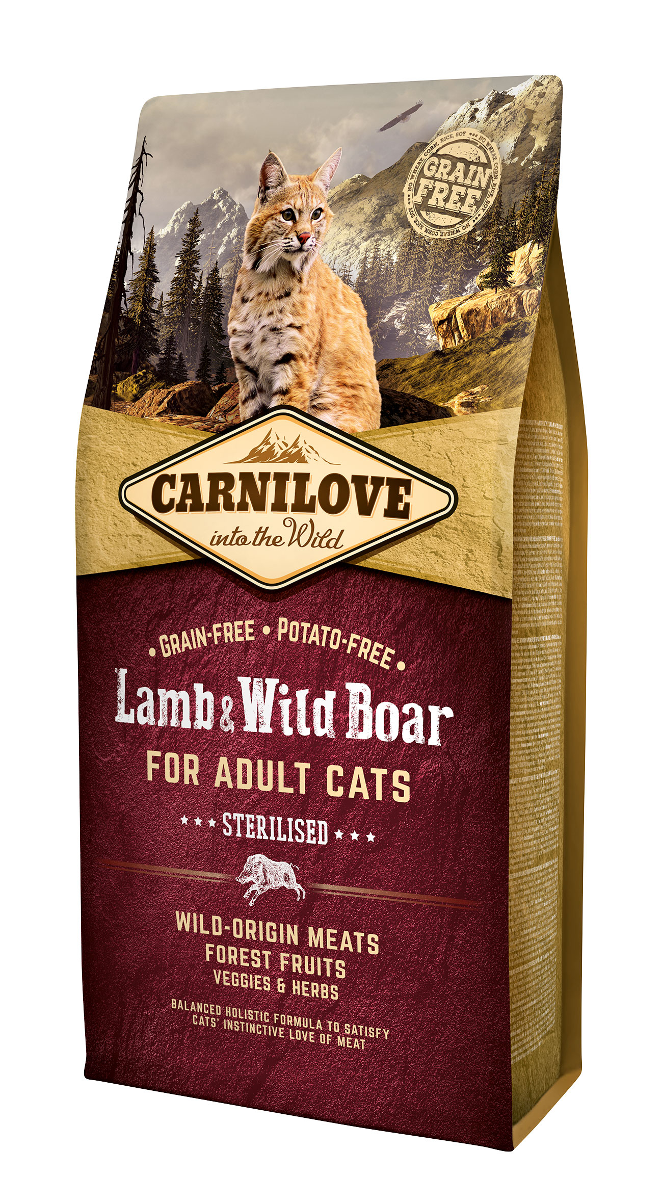 Cat Lamb & Wild Boar Sterilised