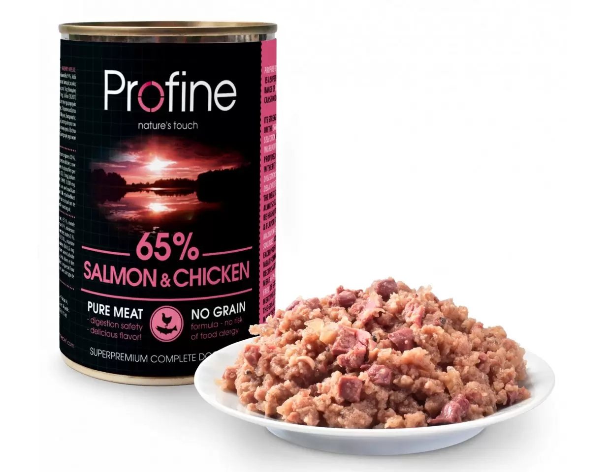 65% Salmon & Chicken Våtfôr 400g