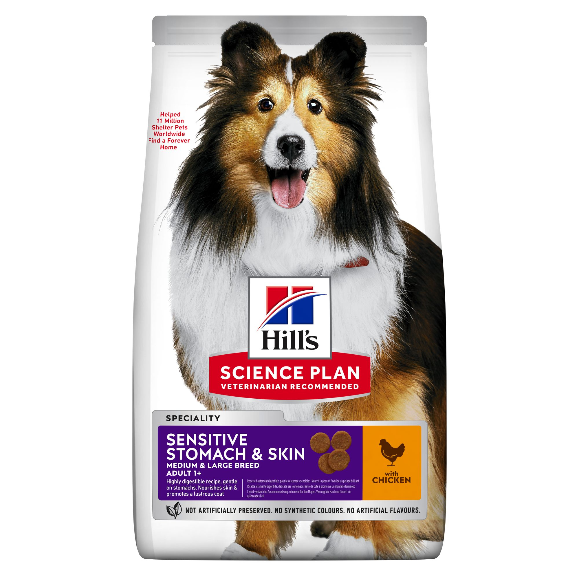 SP Canine Adult Sensitive Stomach & Skin Medium Chicken