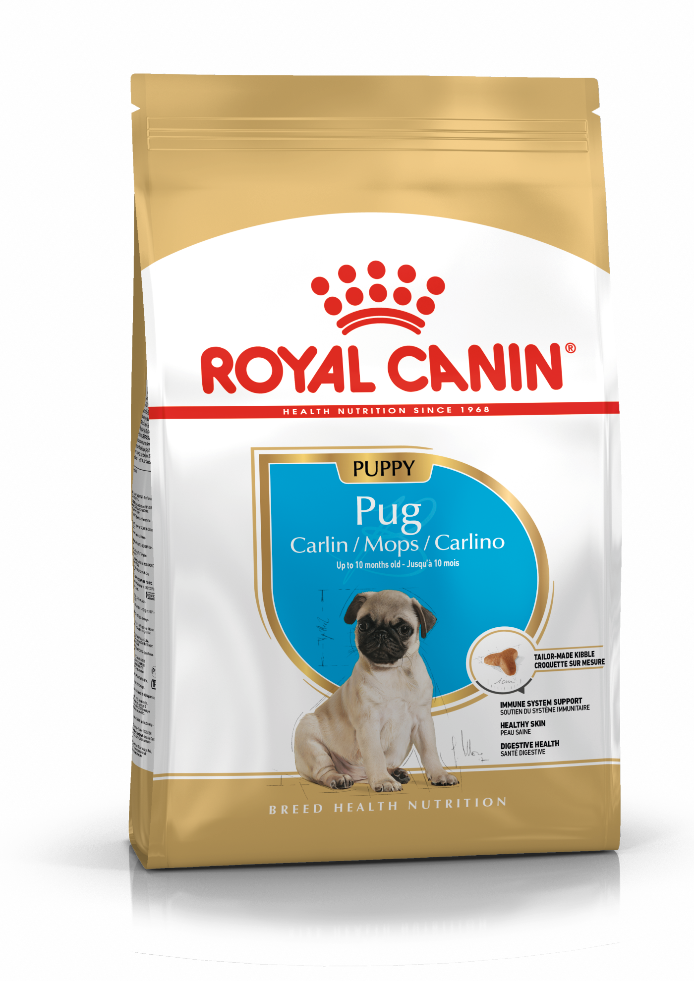 Pug Puppy Torrfoder för valp 1,5kg